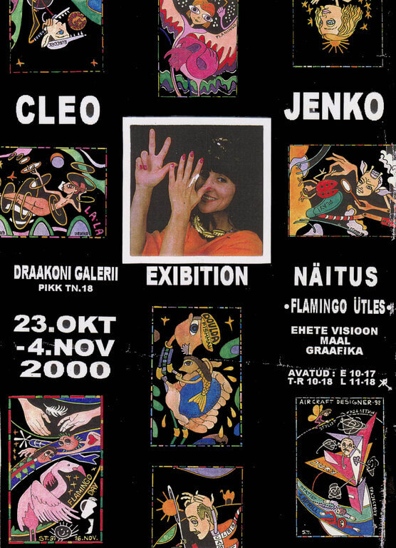 Näitus FLAMINGO ÜTLES Draakoni galeriis 23.10 – 4.11.2000