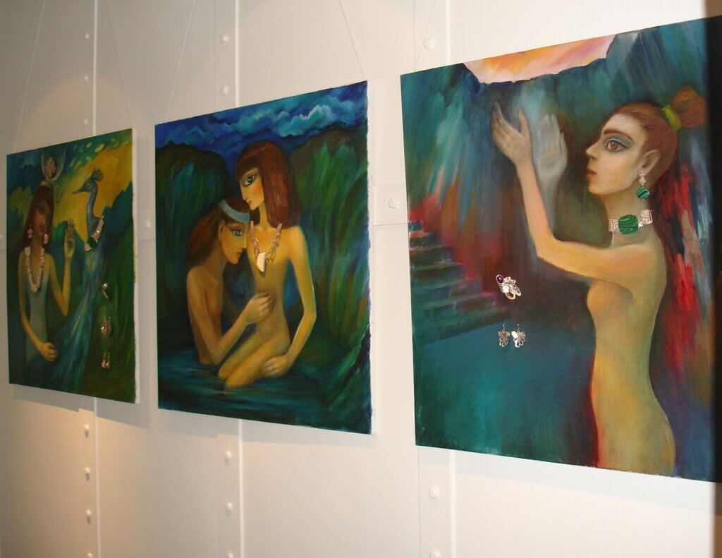 Näitus  POLÜKROOMNE RISTMIK  –  15.12.2015 – 4.01.2016,  A-galerii  Seif