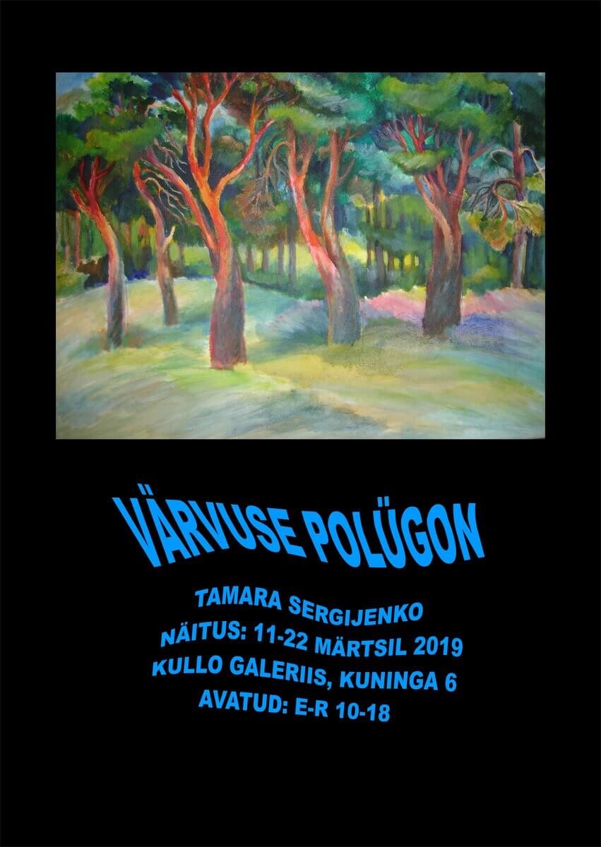 Näitus VÄRVUSE POLÜGON 11-22.03.2019